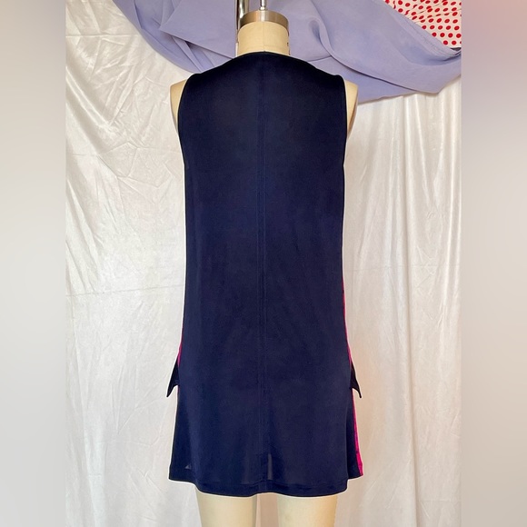 Armani Exchange Sleeveless Tunic Top Cover up Flip Pockets Detail - Size S pink - Picture 8 of 10